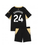Manchester City Josko Gvardiol #24 Venkovní dres pro děti 2026-27 Krátký Rukáv (+ trenýrky)